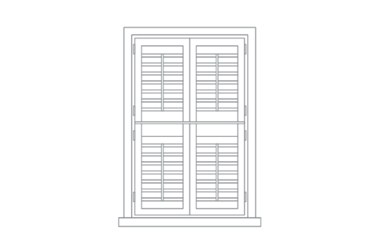 Tier On Tier Shutters | Tunbridge Wells Shutters